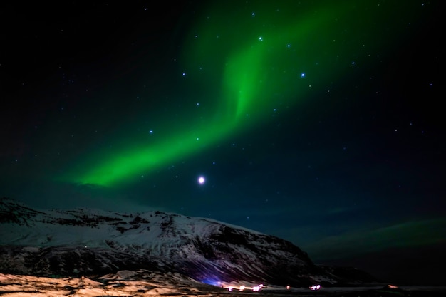 Aurora boreal, sul da islândia