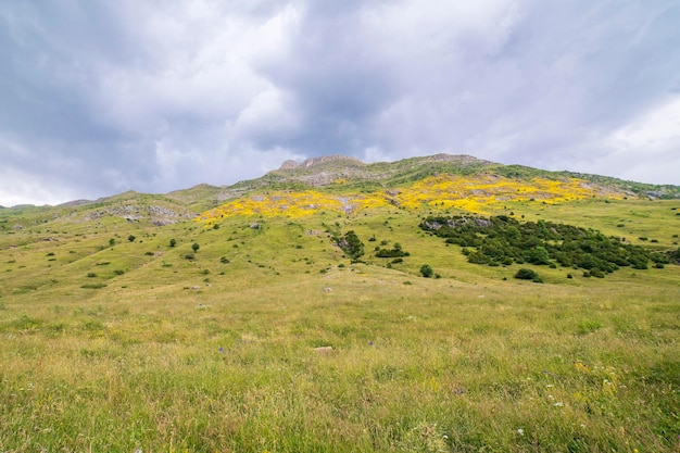 Ausflug durch das Otal an einem Tag mit grauen Wolken Nationalpark Ordesa y Monte Perdido