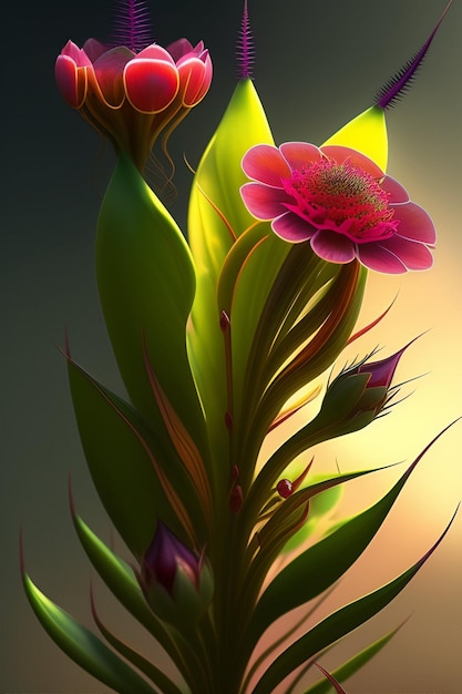 Ausgezeichnete Blumentapeten, die die Schönheit der prächtigen Blumen umfassen