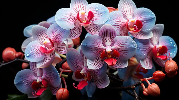 Ausgezeichnete Orchideen erkunden ihre zarte Schönheit