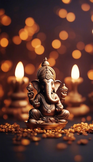 Foto ausgezeichneter lord ganesha foto