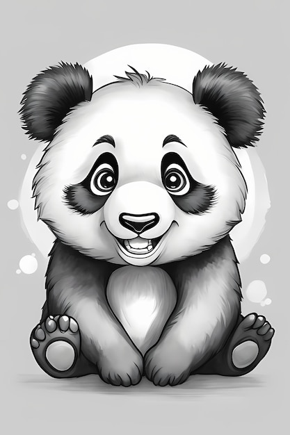 Foto ausmalbilder panda