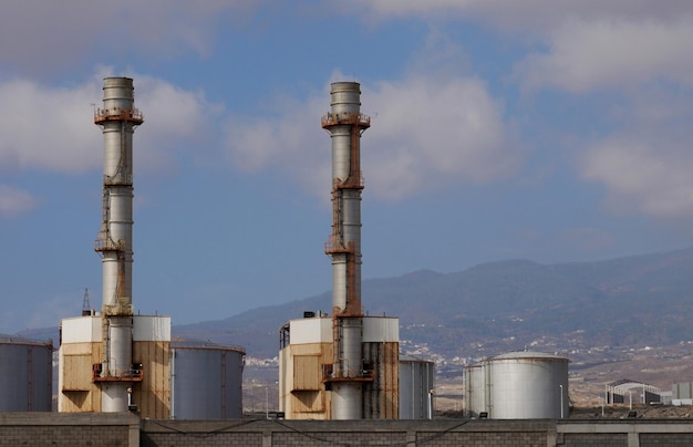 ausrüstung berge fabrik natur himmel energie