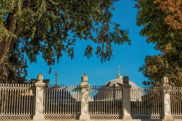 Außenansicht der Kuppel in der osmanischen Architektur in der Türkei