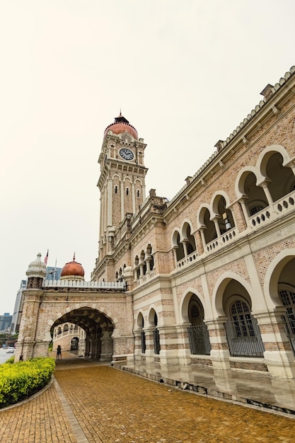 Außendetails des Gebäudes von Sultan Abdul Samad