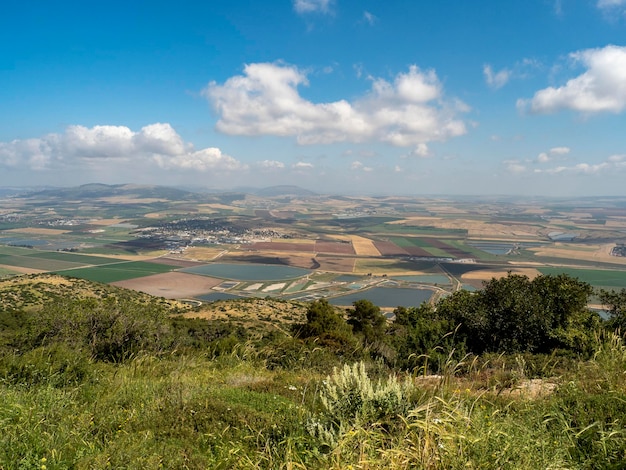 Aussicht auf das Beit Shean-Tal vom Berg Gilboa in Israel