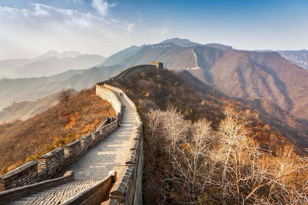 Aussicht auf die Chinesische Mauer.