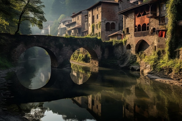 Aussicht auf die Teufelsbrücke in Lucca