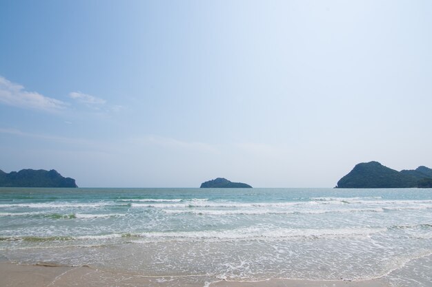 Aussicht auf Meer und Natur