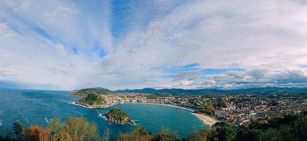 Aussichten von San Sebastián vom Monte Igueldo