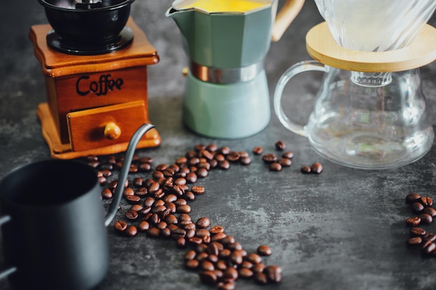 Ausstattungsset für Kaffeezubereitung