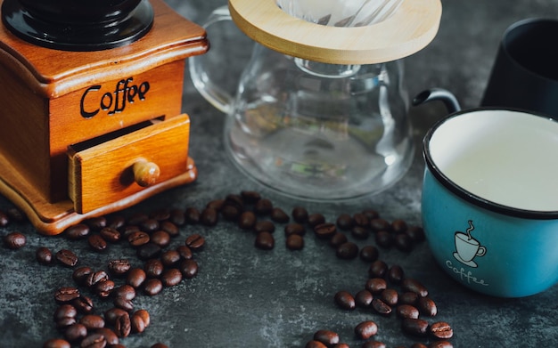 Ausstattungsset für Kaffeezubereitung