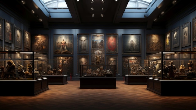 Ausstellungsraum des Museums