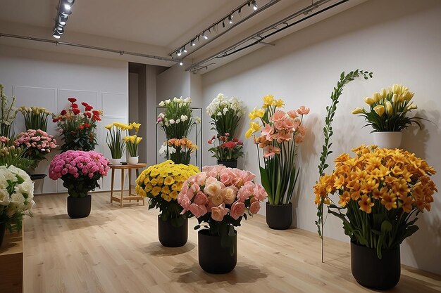 Foto ausstellungsraum für blumen