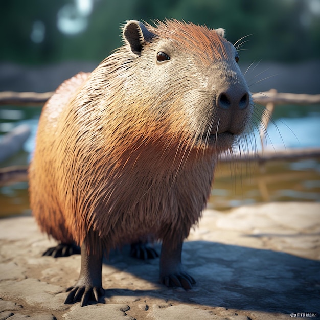 Australien Capybara Taronga Zoo Bilder Generative KI