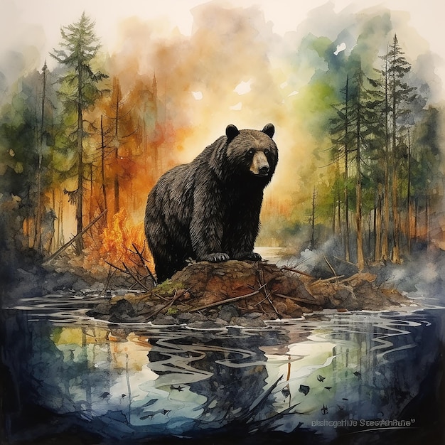 Auswirkungen des Klimawandels auf Tiere und Bärenleben