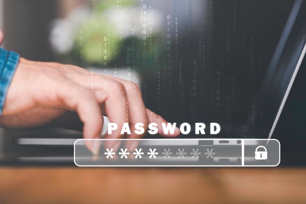 autenticación de privacidad de contraseña y acceso de autenticación a la información de ciberseguridad
