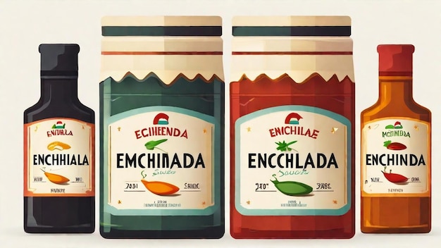 Foto las auténticas salsas de enchilada