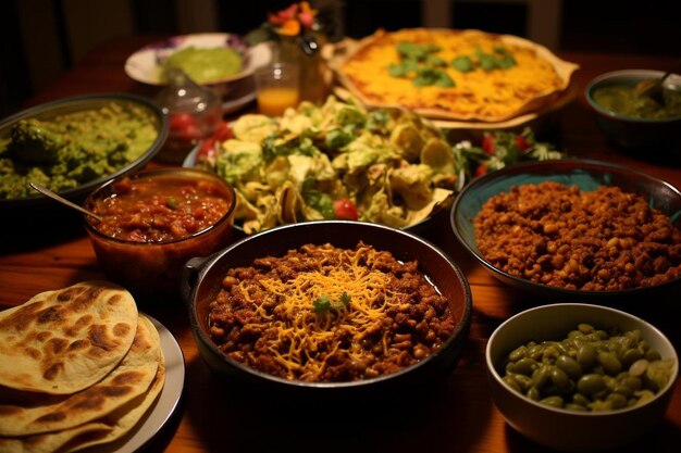 El auténtico banquete de las enchiladas