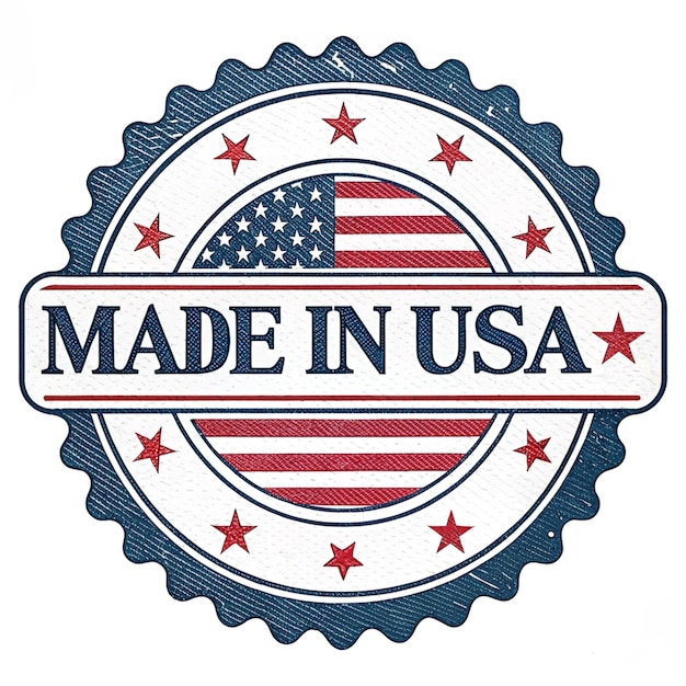 Auténtico Made in USA Diseño de sellos vintage Una elección atemporal para el etiquetado y la marca de productos clásicos