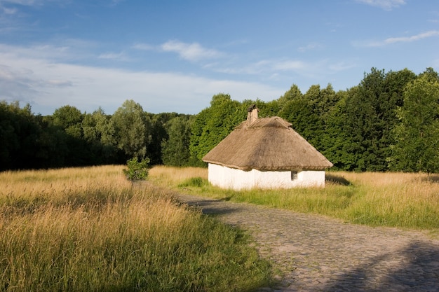 Authentisches ukrainisches Dorfhaus.