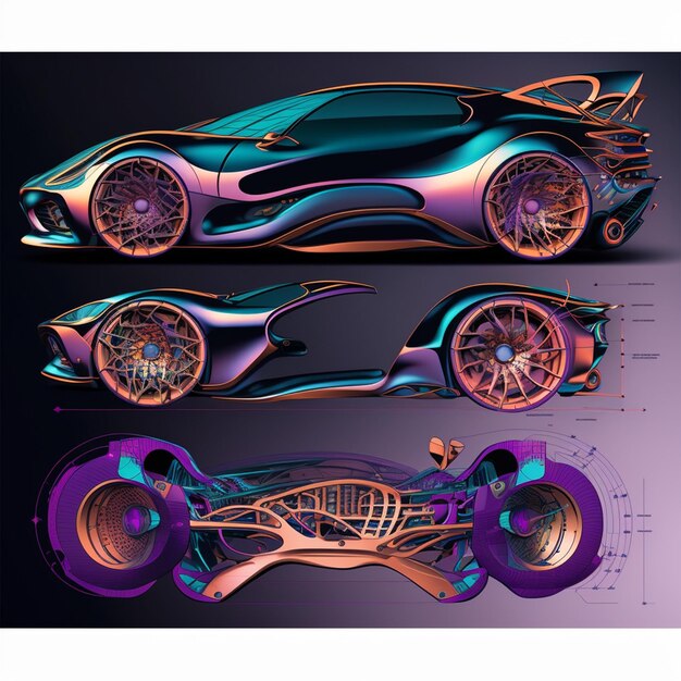 Foto auto-vektor-illustration beschleunigung in stil fesselnde auto-vektor-illustration