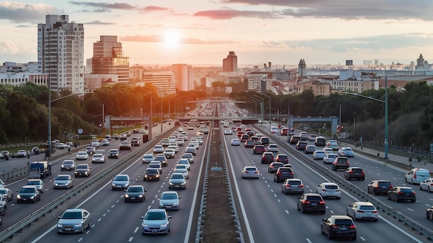 Autobahn M30 in Madrid