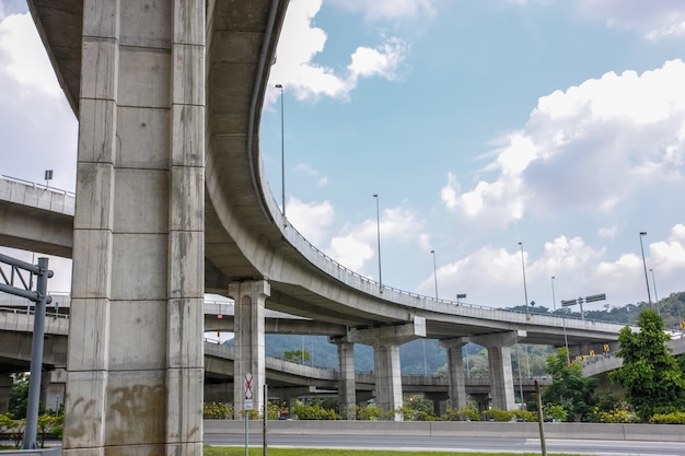 Autobahnbrücke der Straße