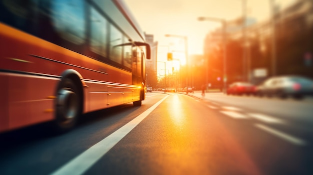 Autobús de la ciudad en Sunrise Boulevard