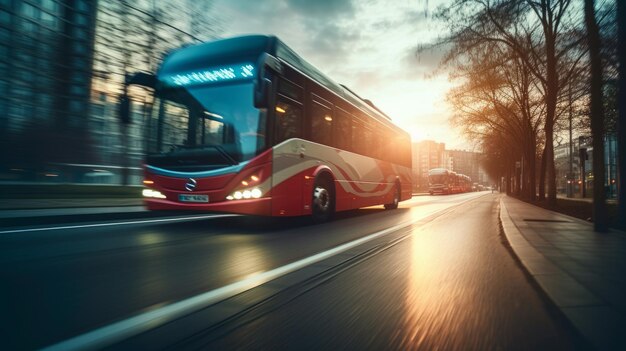 Autobús de la ciudad en Sunrise Boulevard