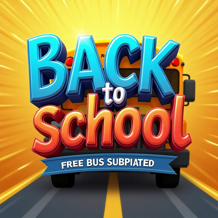 Foto autobús de regreso a la escuela