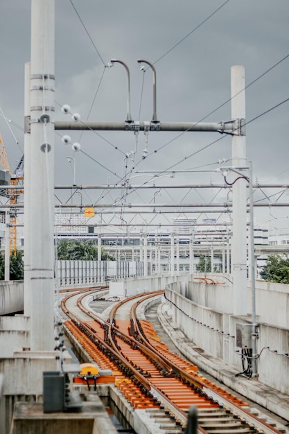 Foto el autobús de tren