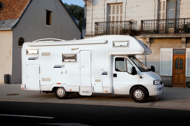 Autocaravana en la carretera