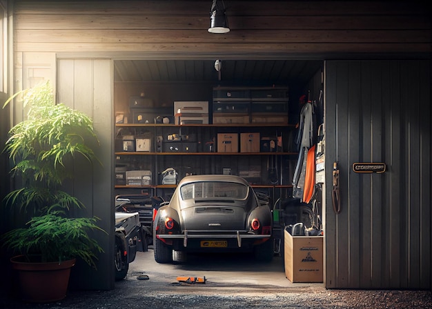 Autogarage zu hause