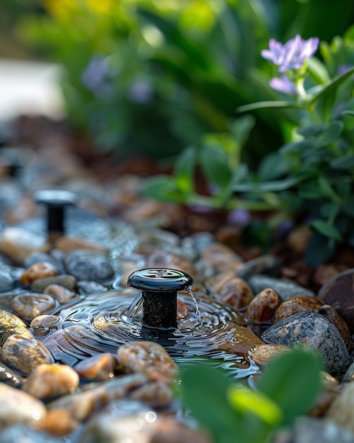 Automatisches Bewässerungssystem für wassersparende Tapeten