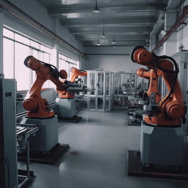 Automatisierungsroboter in der generativen Fabrik-KI
