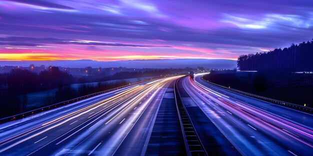 La autopista del Reino Unido está desierta debido al coronavirus