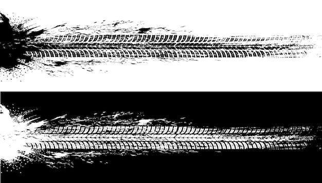 Foto autoreifen-grunge-offroad-räder markieren vektor