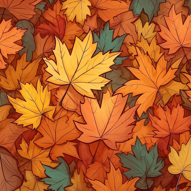 autumn leaves background