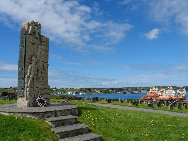 Foto avaldsnes en noruega.