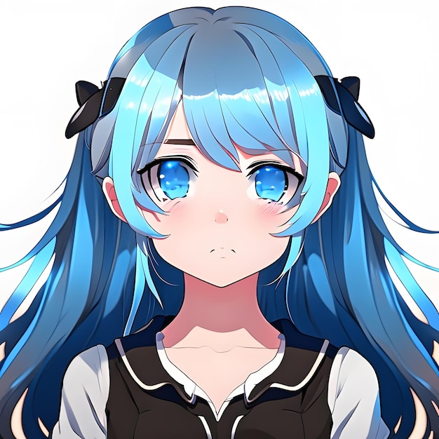 avatar de menina anime triste