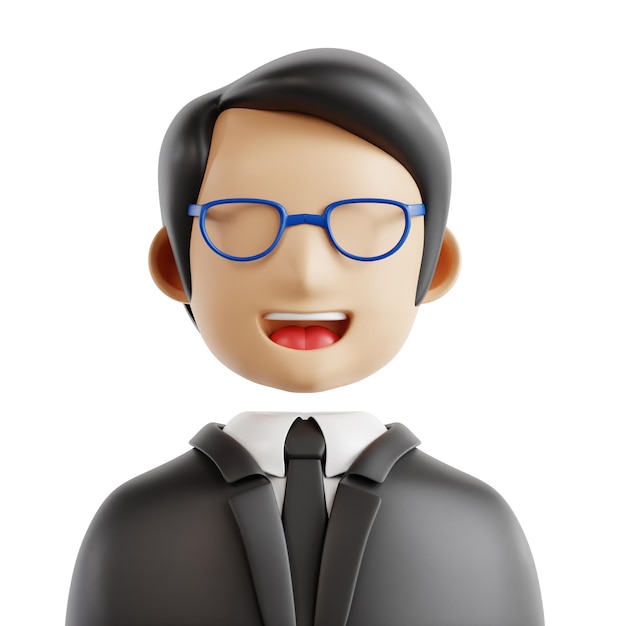 Avatar do Homem de Negócios 3D