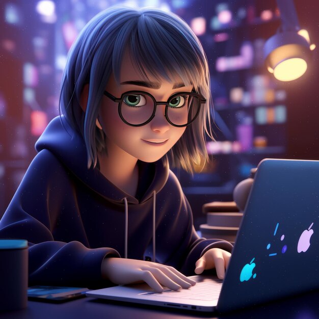 Avatar liberó a la chica hacker con una suave sonrisa