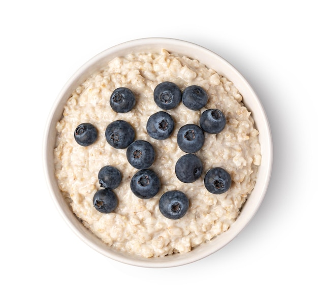 Avena preparada con bayas