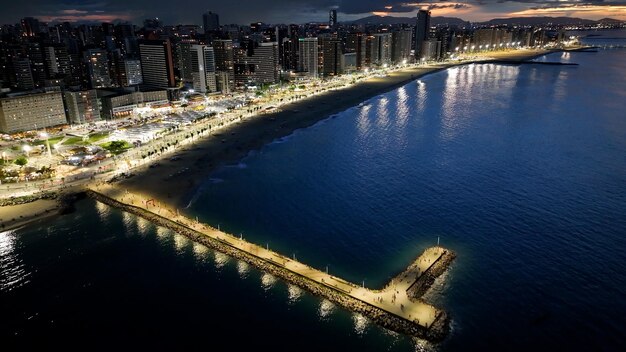 Foto avenida da costa em fortaleza, ceará, brasil