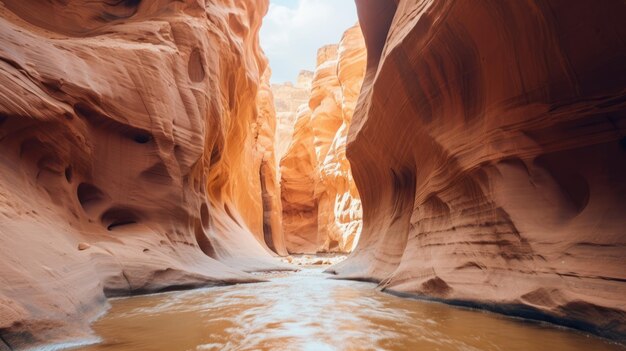 Aventura en el cañón Naturaleza cerca de Moab Utah Tiro panorámico