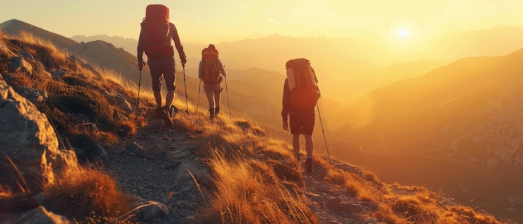 La aventura de las montañas de Sunset Trekkers