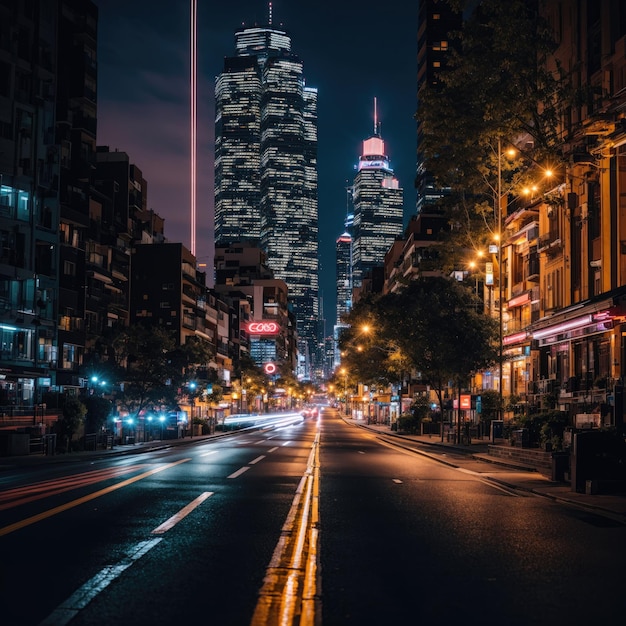 Foto una aventura nocturna te espera descubra el alma vibrante de la ciudad