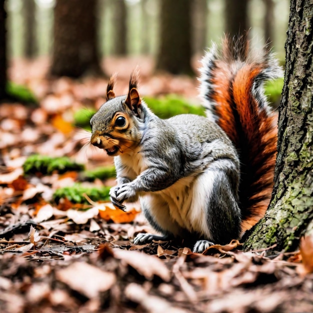 Las aventuras de la ardilla en el bosque Un cuento del bosque