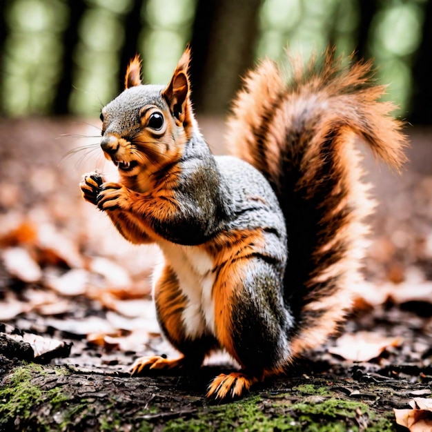 Las aventuras de la ardilla en el bosque Un cuento del bosque